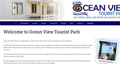 Desktop Screenshot of oceanviewtouristpark.net.au