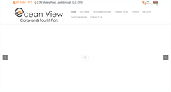 Desktop Screenshot of oceanviewtouristpark.com.au